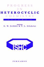 Cover of: Progress in Heterocyclic Chemistry, Volume 13 (Progress in Heterocyclic Chemistry)