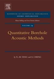 Cover of: Quantitative borehole acoustic methods by X. M. Tang