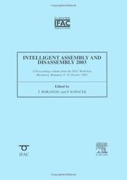 Cover of: Intelligent Assembly and Disassembly 2003 (IPV - IFAC Proceedings Volume)