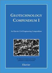 Cover of: Geotechnology Compendium I (Elsevier Civil Engineering Compendium)