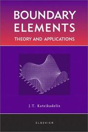 Cover of: Boundary Elements | J.T. Katsikadelis
