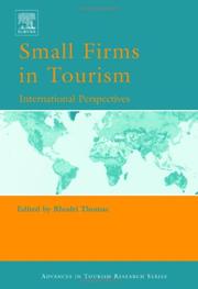 Cover of: Small Firms in Tourism by Rhodri Thomas