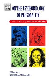 Cover of: On the psychobiology of personality by edited by Robert M. Stelmack.