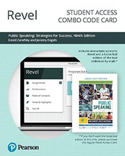 Cover of: Revel for Public Speaking: Strategies for Success -- Combo Access Card