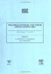 Cover of: Fieldbus Systems and Their Applications 2003 (IPV - IFAC Proceedings Volume) | 