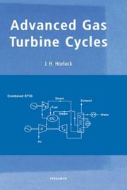 Cover of: Advanced gas turbine cycles by J. H. Horlock