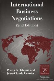 Cover of: International Business Negotiations, Second Edition (International Business and Management) by 