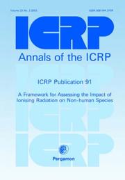 Cover of: ICRP Publication 91 by ICRP, ICRP