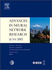 Cover of: Advances in neural networks research: IJCNN 2003