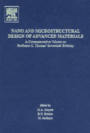 Cover of: Nano and Microstructural Design of Advanced Materials by 