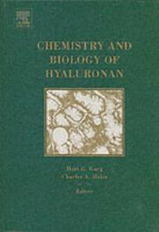 Cover of: Chemistry and Biology of Hyaluronan