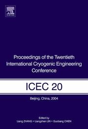 Cover of: Proceedings of the Twentieth International Cryogenic Engineering Conference (ICEC20)