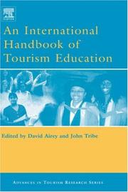 Cover of: An International Handbook of Tourism Education (Advances in Tourism Research)