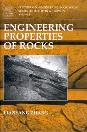 Cover of: Engineering  Properties  of Rocks, Volume 4 (Geo-Engineering Book Series) by Lianyang Zhang