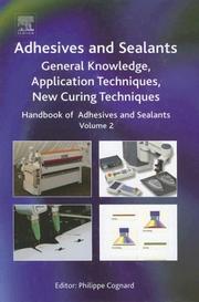 Handbook of adhesives and sealants by Phillipe Cognard