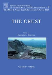 Cover of: The Crust, Volume 3: Treatise on Geochemistry