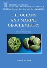 Cover of: The Oceans and Marine Geochemistry by H. Elderfield