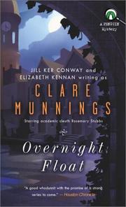 Cover of: Overnight Float (Penguin Mysteries) by Elizabeth Kennan, Jill Ker Conway, Clare Munnings