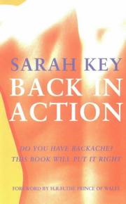 Cover of: Back in Action by Sarah Key