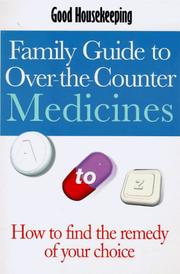 Cover of: "Good Housekeeping" Family Guide to Over-the-counter Medicines (Good Housekeeping Cookery Club)