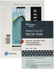 Cover of: Thomas' Calculus, Multivariable, Books a la Carte Edition plus MyLab Math with Pearson eText -- 24-Month Access Card Package