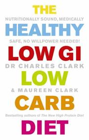 Cover of: The Healthy Low GI Low Carb Diet