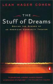 Cover of: The Stuff of Dreams by Leah Hager Cohen, Leah Hager Cohen