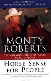 Cover of: Horse sense for people by Monty Roberts