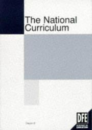 Cover of: The national curriculum by Great Britain. Dept. for Education.