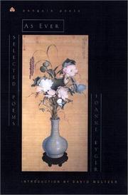 Cover of: As Ever: Selected Poems