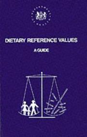 Cover of: Dietary Reference Values - A Guide