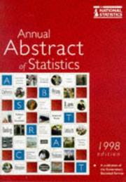 Cover of: Annual Abstract of Statistics by Great Britain. HMSO, Great Britain. HMSO