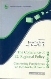 Cover of: Coherence of EU Regional Policy by Bachtler, Bachtler