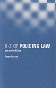 Cover of: A-Z of Policing Law (Point of Law)