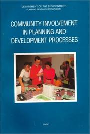 Cover of: Community involvement in planning and development processes