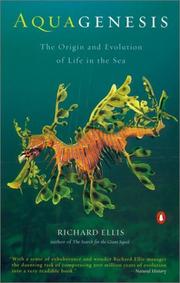 Cover of: Aquagenesis: The Origin and Evolution of Life in the Sea