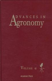 Advances in Agronomy Volume 62 (Advances in Agronomy) by Donald L. Sparks