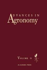 Cover of: Advances in Agronomy, Volume 64 (Advances in Agronomy)