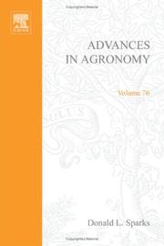 Cover of: Advances in Agronomy, Volume 76 (Advances in Agronomy)