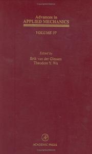 Cover of: Advances in Applied Mechanics, Volume 37 (Advances in Applied Mechanics) by 