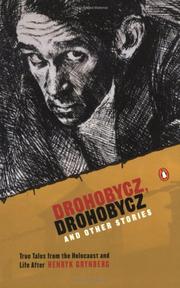 Cover of: Drohobycz, Drohobycz and other stories by Henryk Grynberg