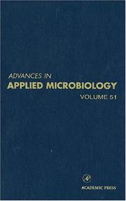 Cover of: Advances in Applied Microbiology, Volume 51 (Advances in Applied Microbiology) (Advances in Applied Microbiology)