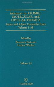 Cover of: Author and Subject Cumulative Index, Volumes 1-38, Volume 39 by 