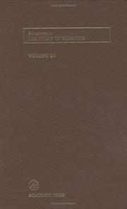 Cover of: Advances in the Study of Behavior, Volume 31 (Advances in the Study of Behavior)