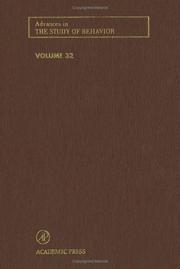 Cover of: Advances in the Study of Behavior, Volume 32 (Advances in the Study of Behavior) by 