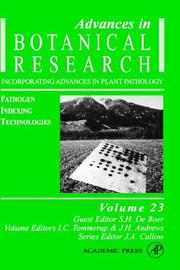 Cover of: Pathogen Indexing Technologies, Volume 23 (Advances in Botanical Research) by 