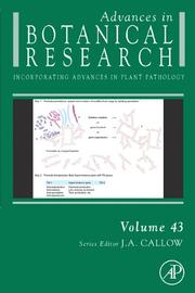 Cover of: Advances in Botanical Research, Volume 43 (Advances in Botanical Research) by J. A. Callow