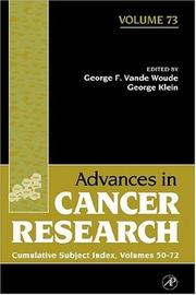 Cover of Advances in Cancer Research, Volume 73 (Advances in Cancer Research) by 