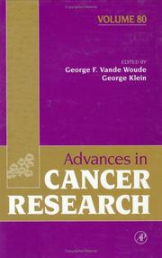 Cover of: Advances in Cancer Research, Volume 80 (Advances in Cancer Research)