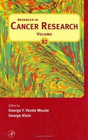 Cover of: Advances in Cancer Research (Vol 82) (Advances in Cancer Research)